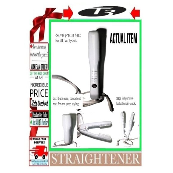 🛑 T3 Professional ➕🆒 FLAT IRON Compact STRAIGHTNER Styling Smooth 💸BUY NOW‼️ - Picture 3 of 16